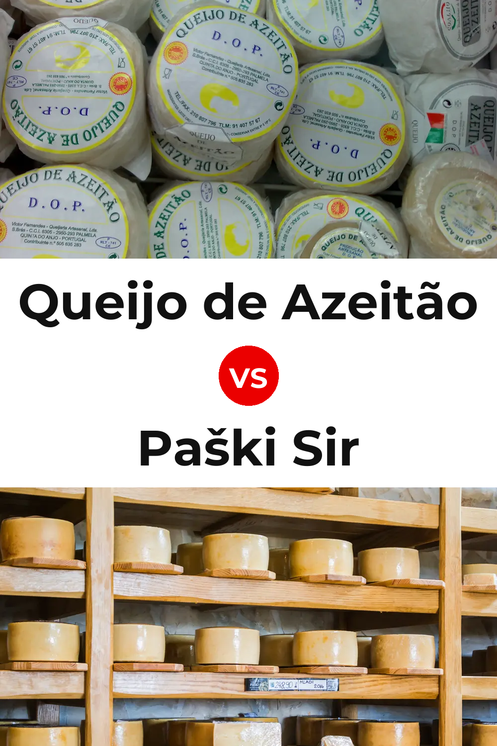 Queijo de Azeitão vs Paški Sir Cheese Pinterest comparison