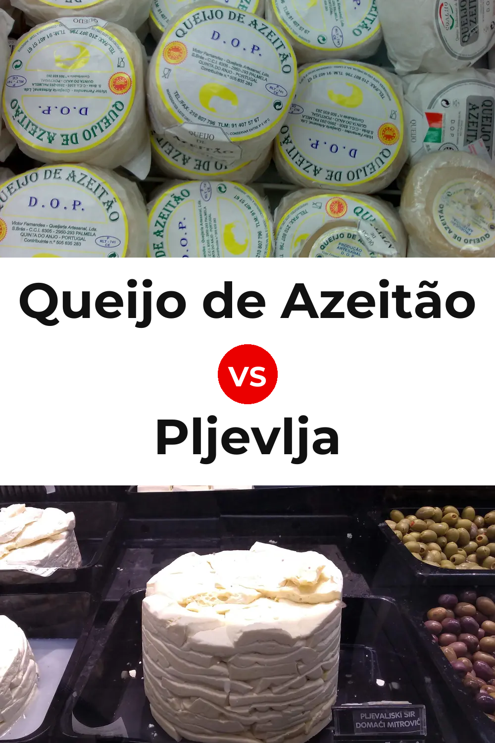 Queijo de Azeitão vs Pljevlja Cheese Pinterest comparison