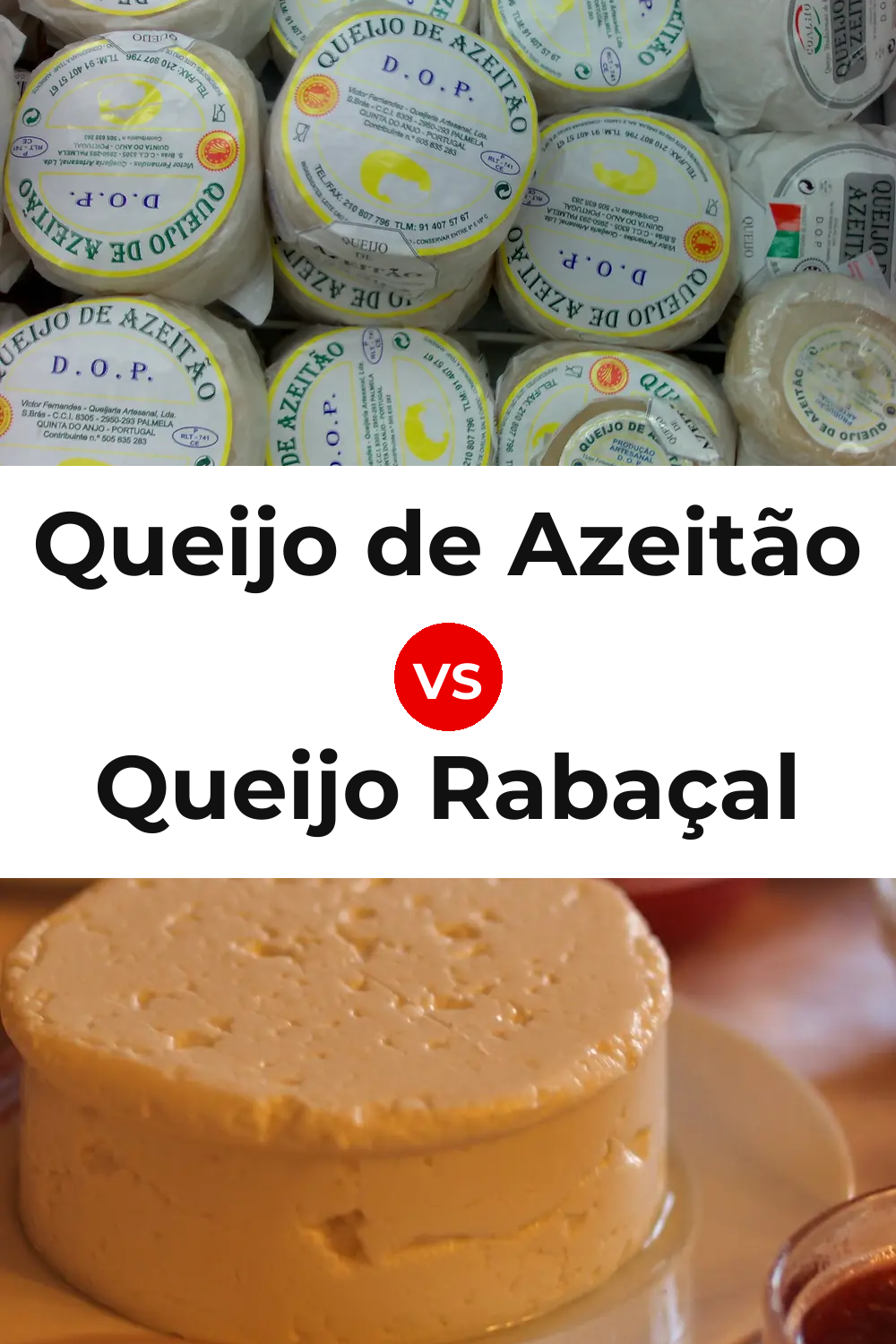 Queijo de Azeitão vs Queijo Rabaçal Pinterest comparison