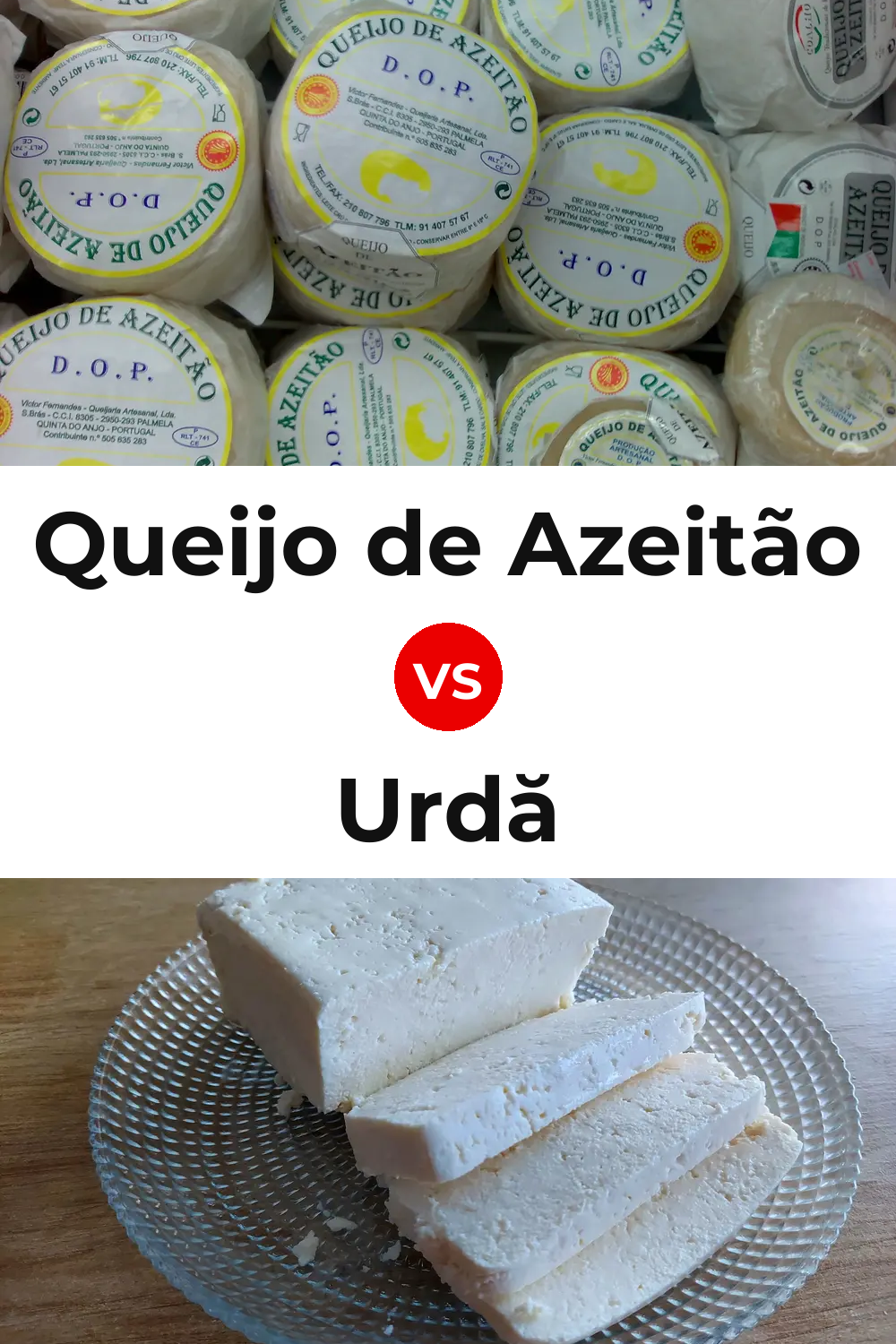 Queijo de Azeitão vs Urdă Cheese Pinterest comparison