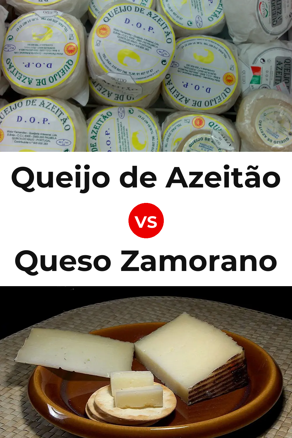 Queijo de Azeitão vs Queso Zamorano Pinterest comparison
