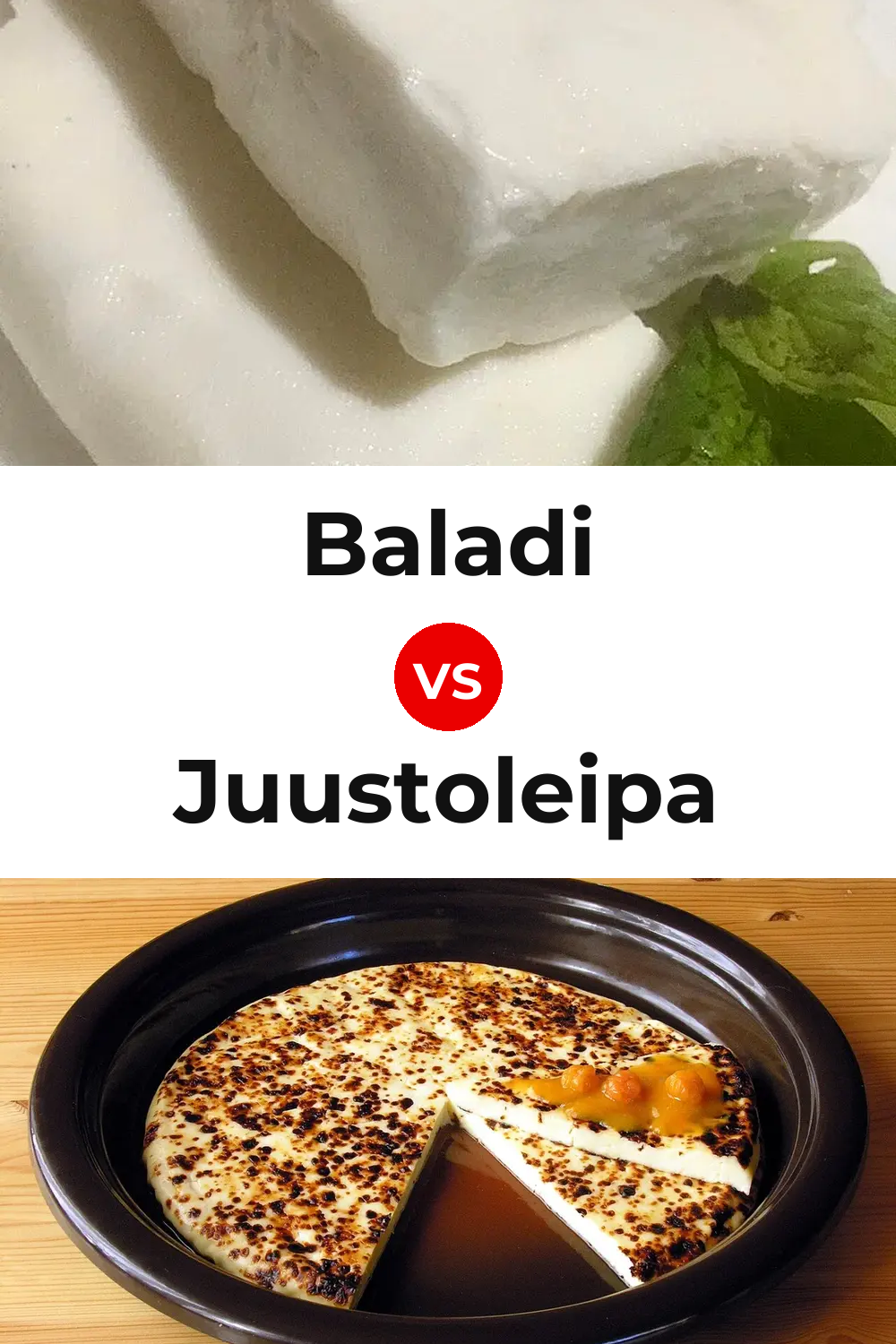 Baladi Cheese vs Juustoleipa Cheese Pinterest comparison