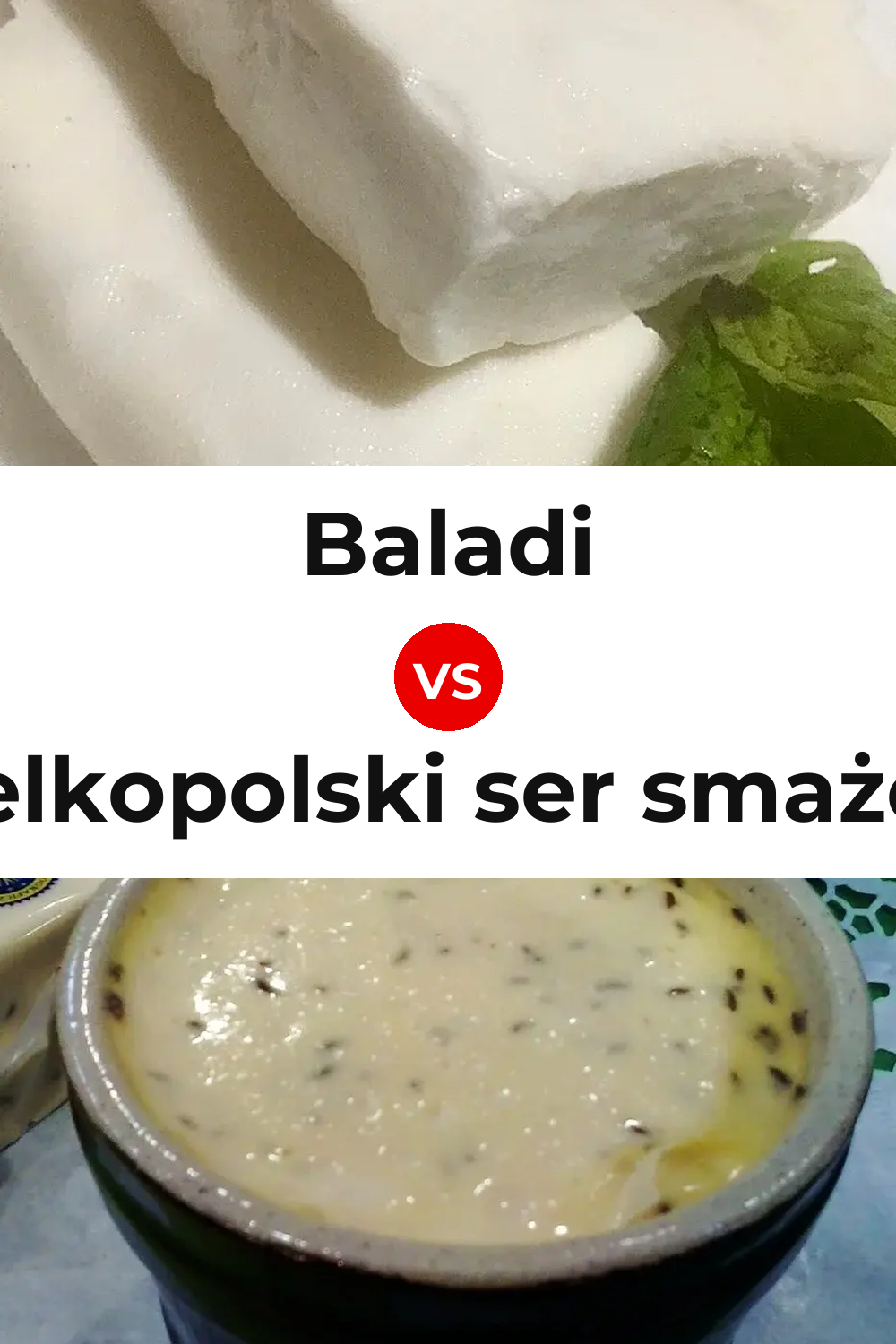 Baladi Cheese vs Wielkopolski ser smażony Cheese Pinterest comparison
