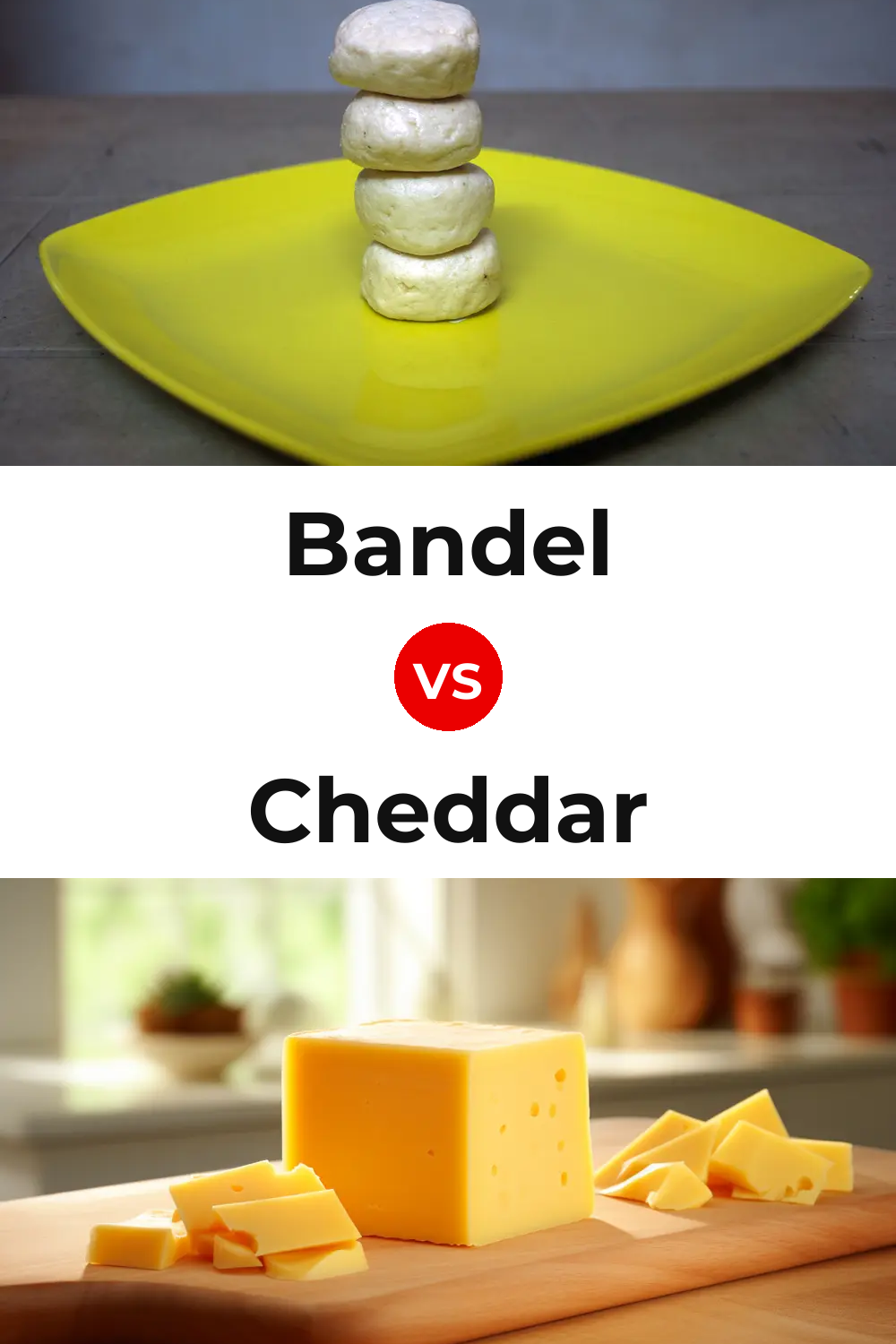 Bandel Cheese vs Cheddar Cheese Pinterest comparison