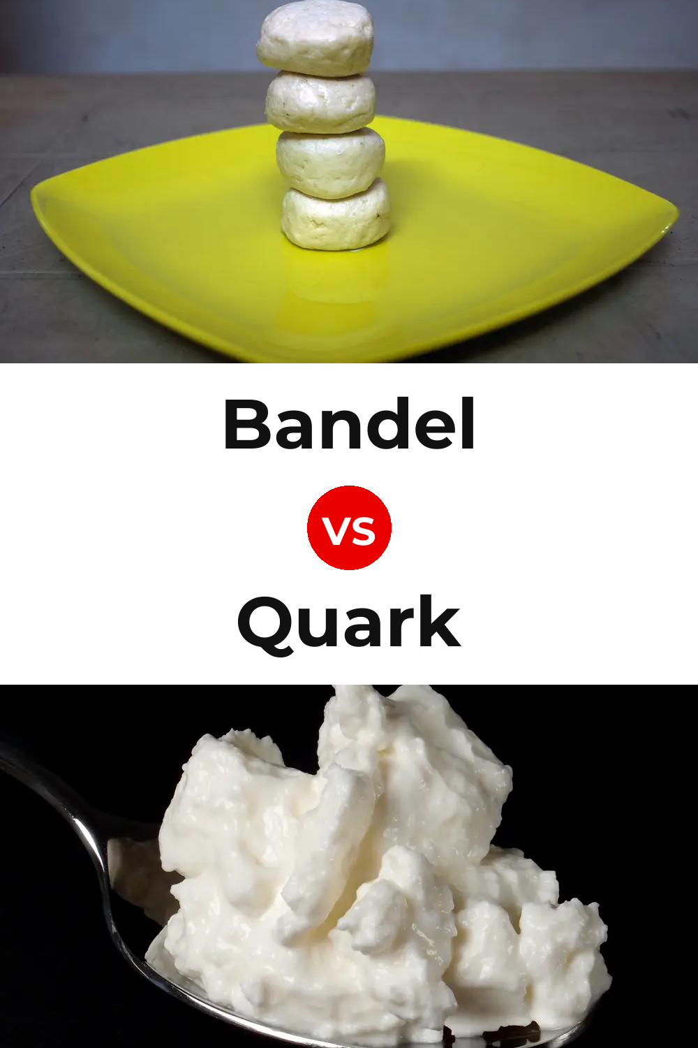 Bandel Cheese vs Quark Cheese Pinterest comparison