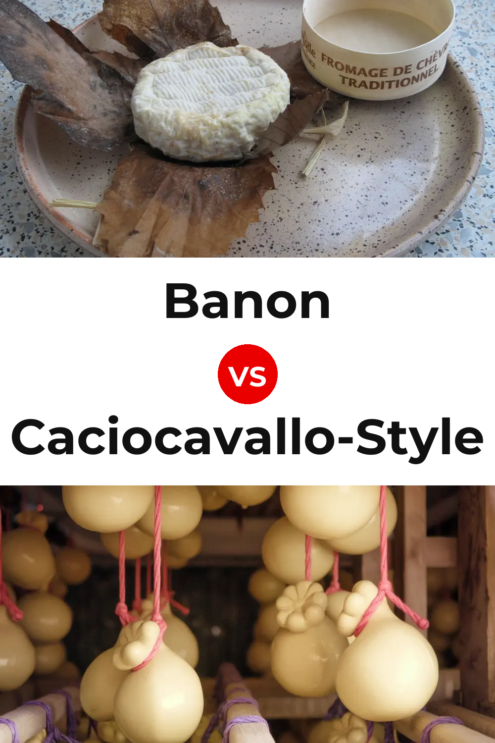 Banon Cheese vs Caciocavallo-Style Cheese Pinterest comparison