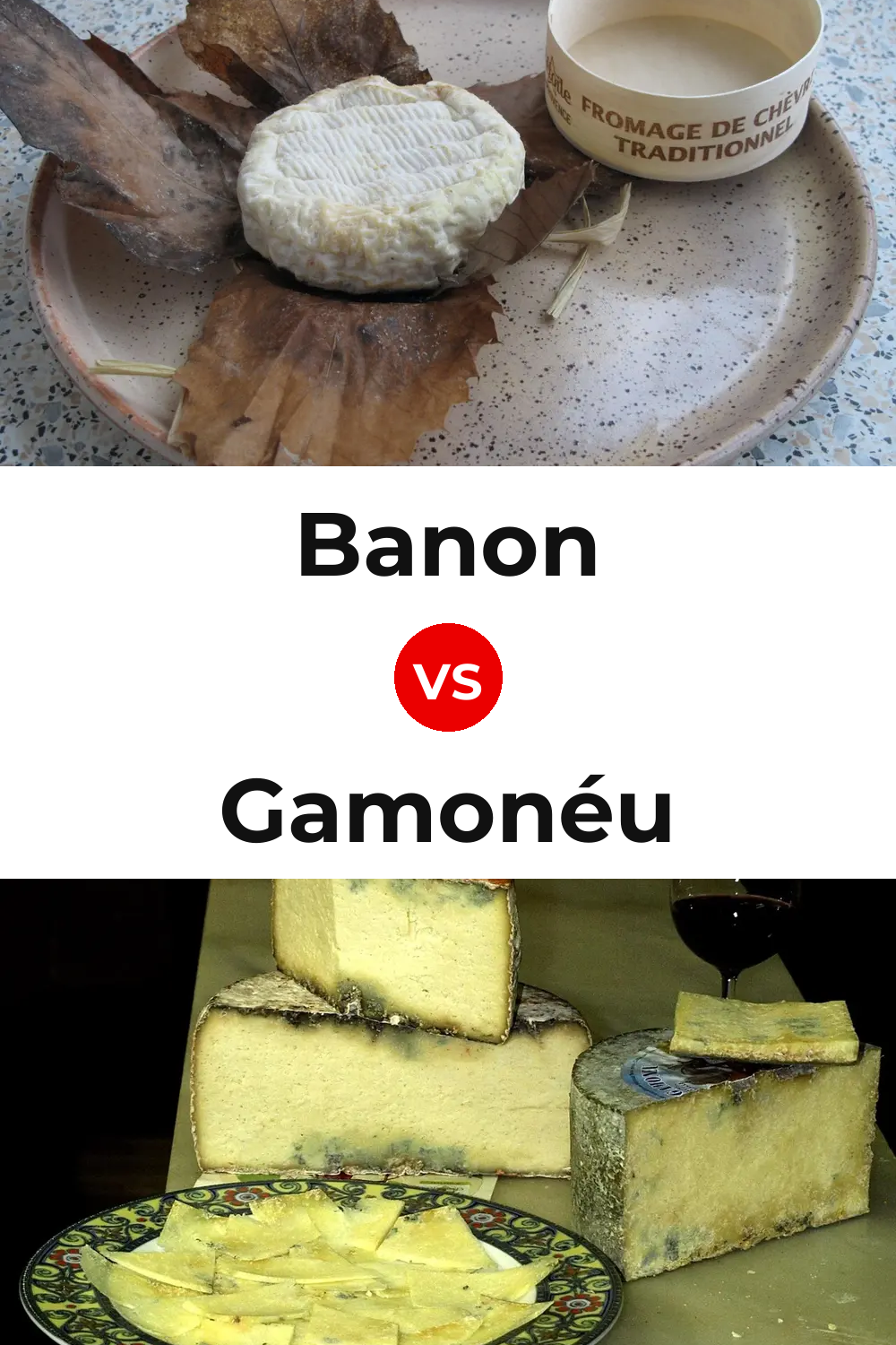 Banon Cheese vs Gamonéu Cheese Pinterest comparison