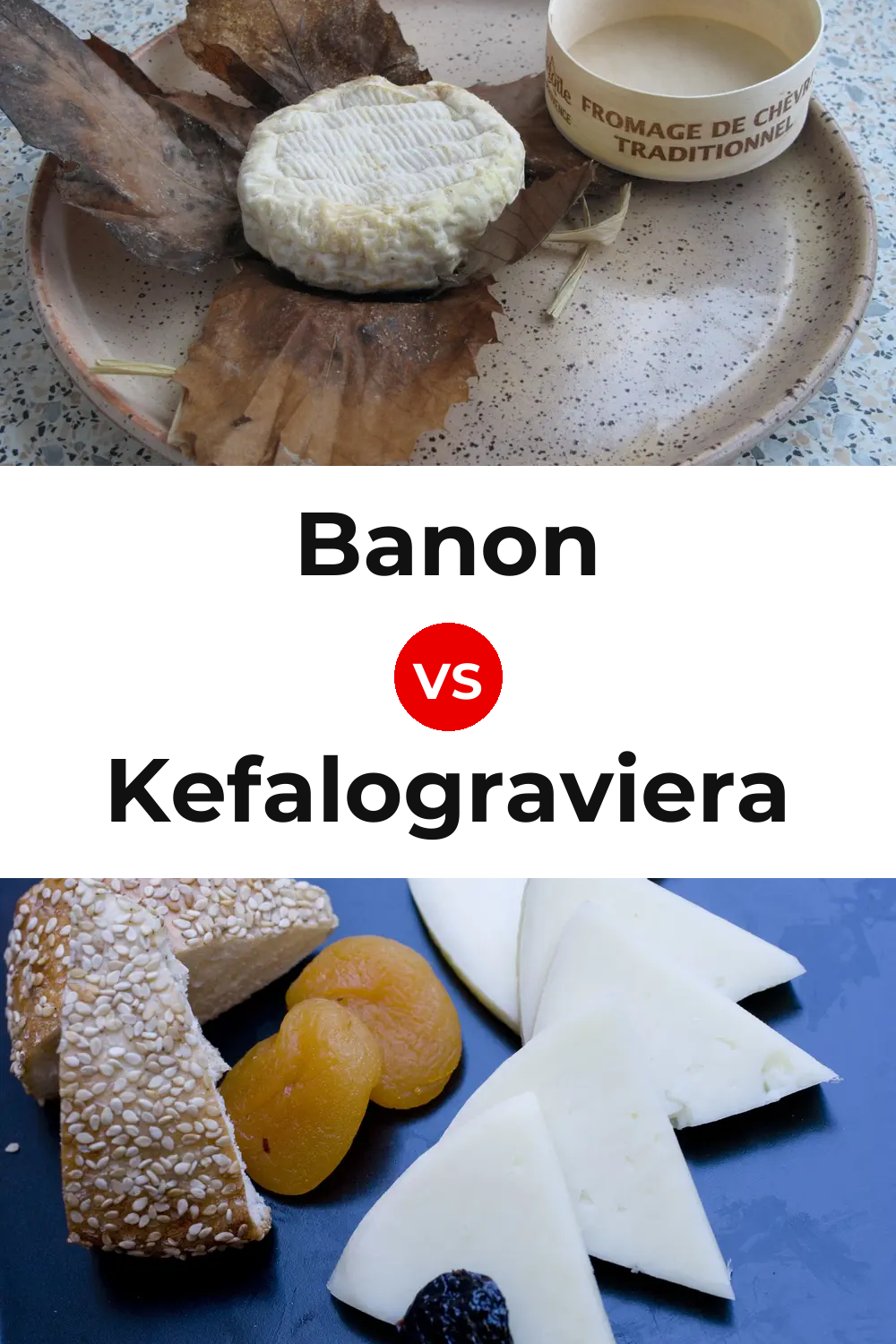 Banon Cheese vs Kefalograviera Cheese Pinterest comparison