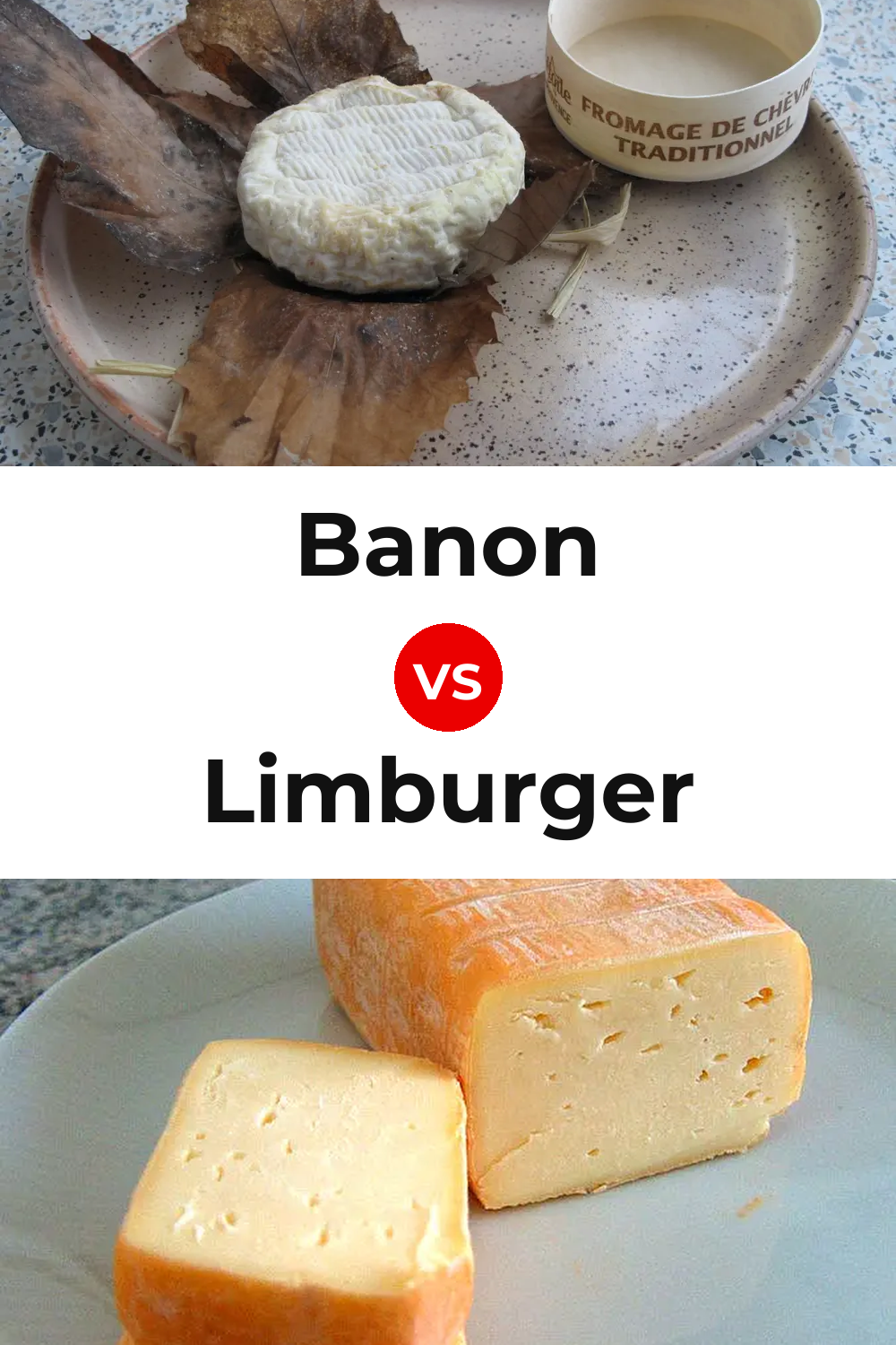 Banon Cheese vs Limburger Cheese Pinterest comparison