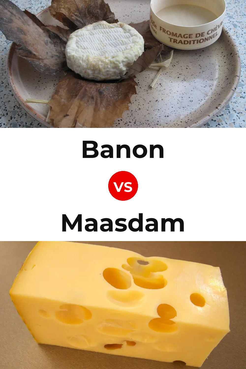 Banon Cheese vs Maasdam Cheese Pinterest comparison
