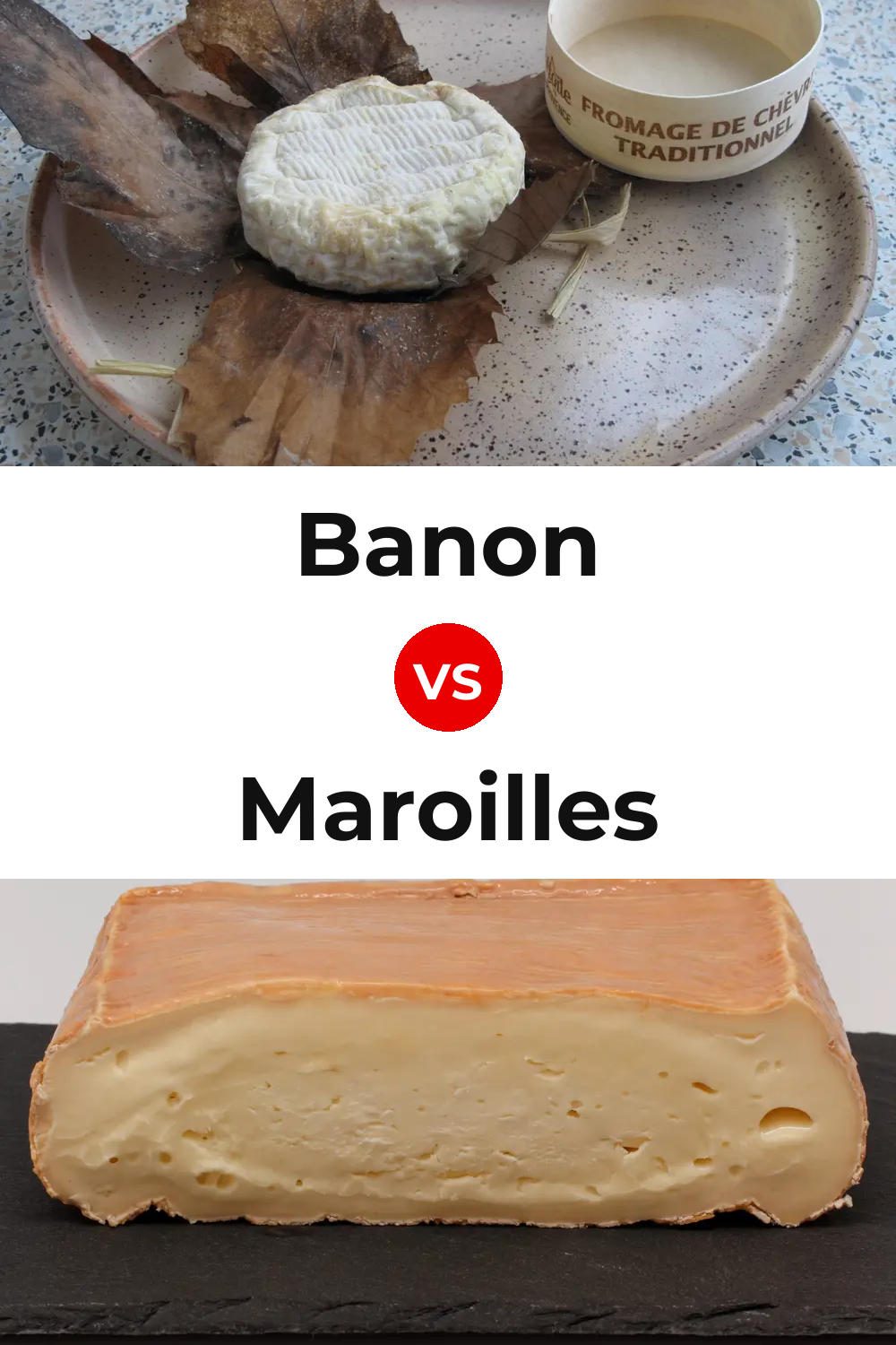 Banon Cheese vs Maroilles Cheese Pinterest comparison