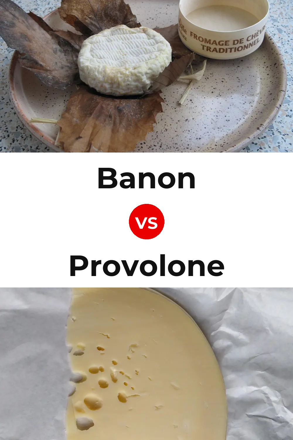 Banon Cheese vs Provolone Cheese Pinterest comparison