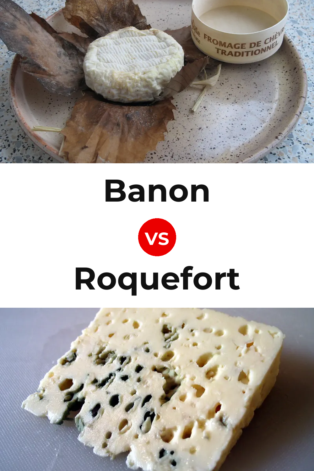 Banon Cheese vs Roquefort Cheese Pinterest comparison