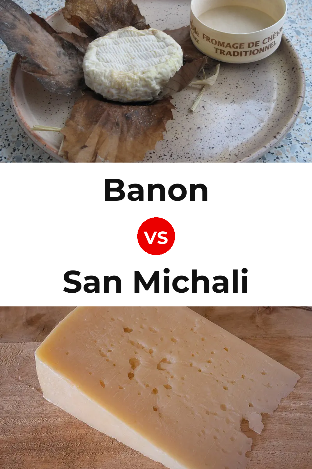 Banon Cheese vs San Michali Cheese Pinterest comparison