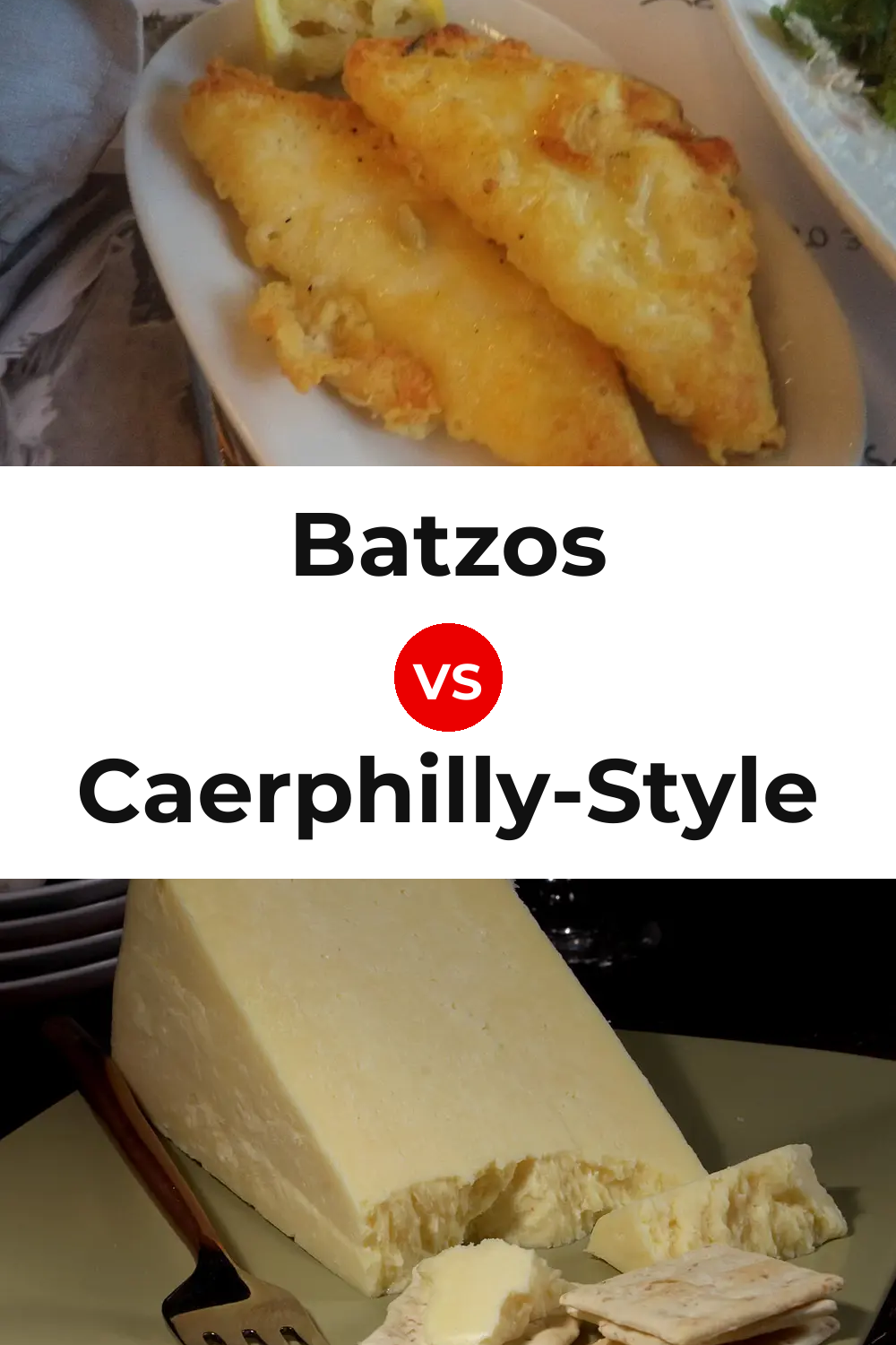 Batzos Cheese vs Caerphilly-Style Cheese Pinterest comparison