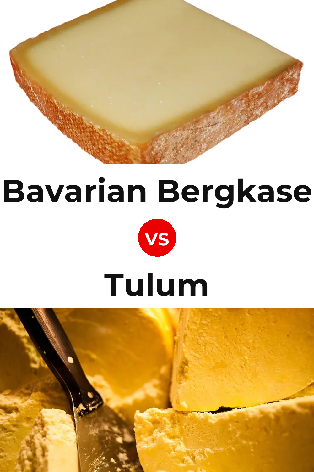 Bavarian Bergkase Cheese vs Tulum Cheese Pinterest comparison