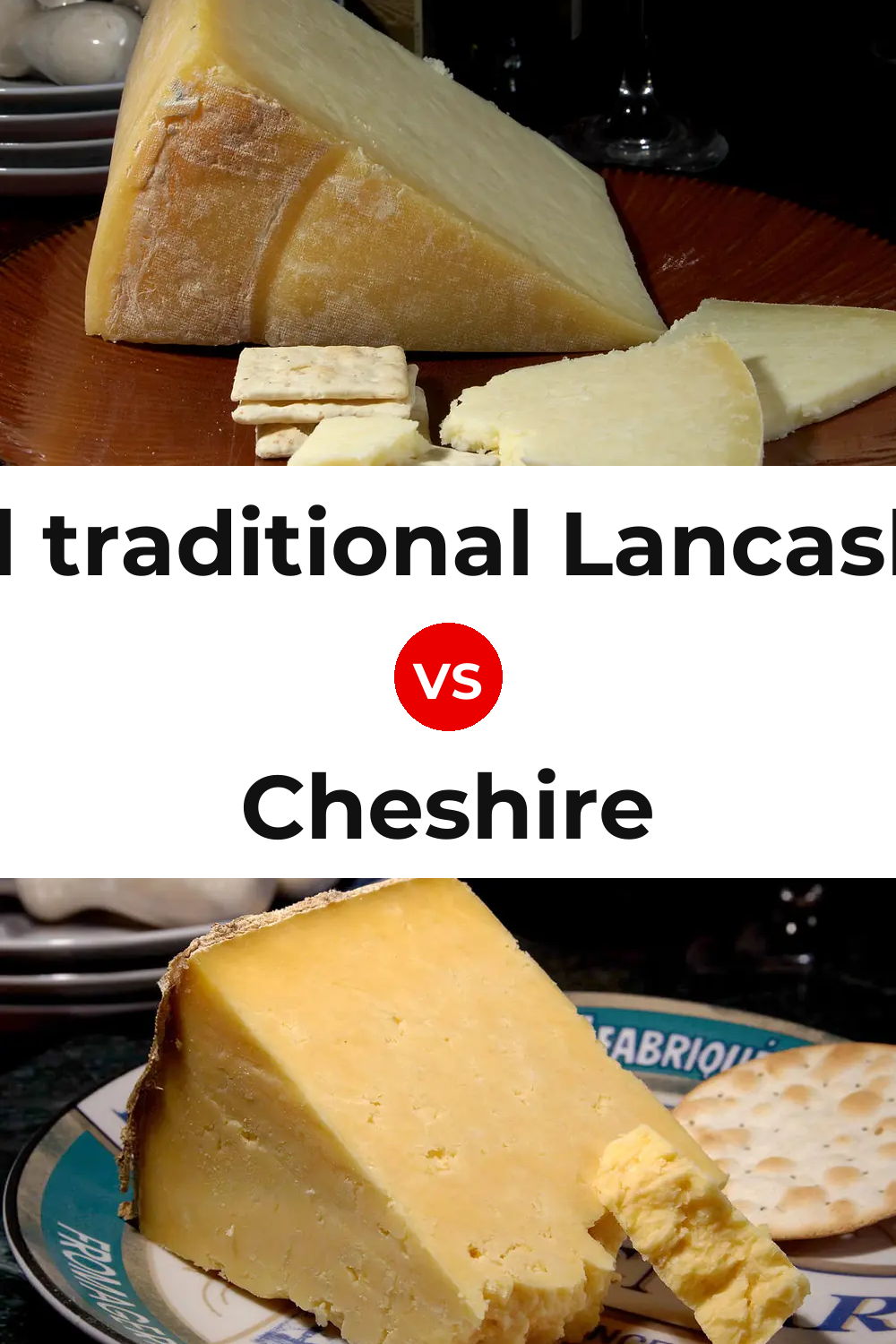 Beacon Fell traditional Lancashire cheese vs Cheshire Cheese Pinterest comparison