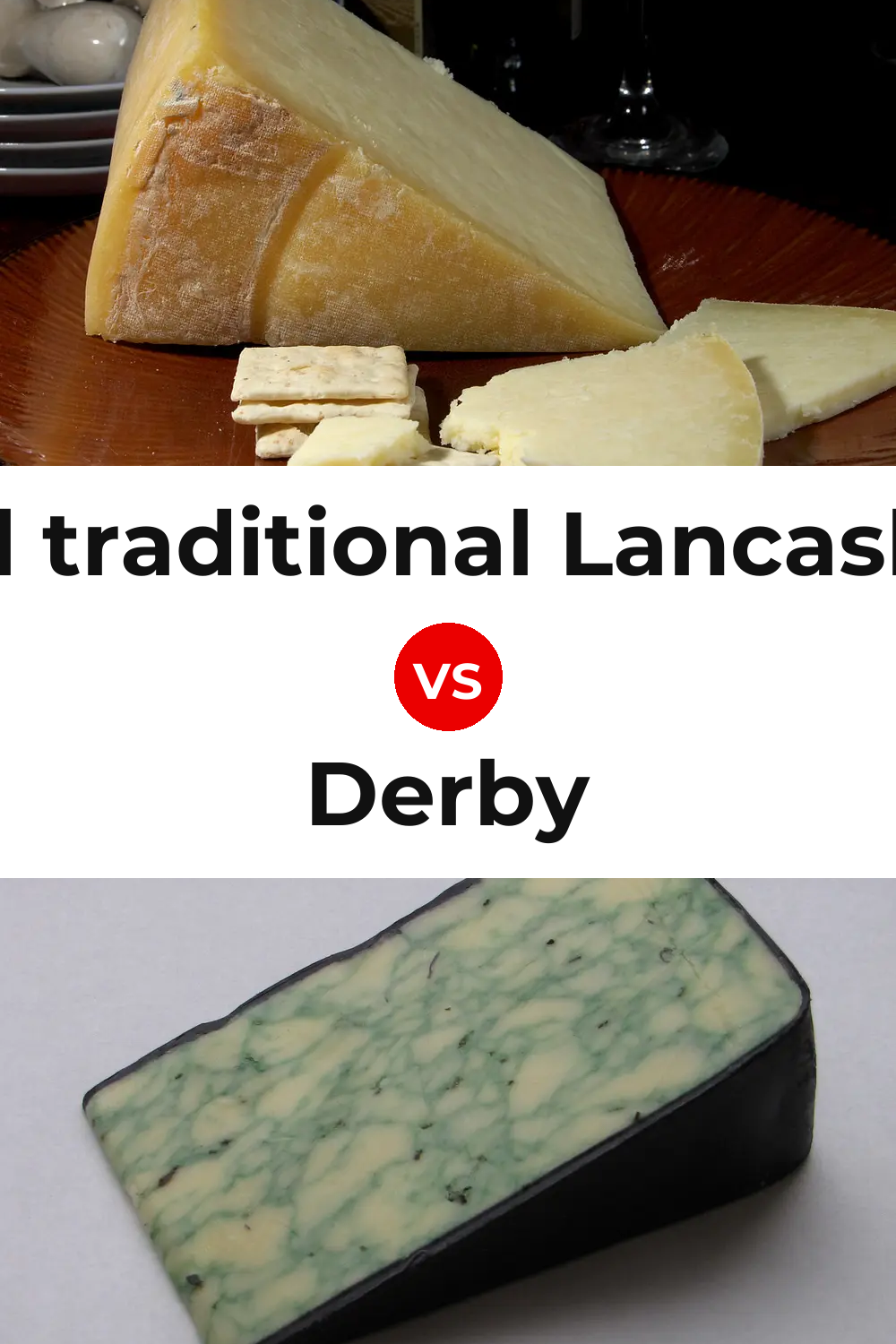 Beacon Fell traditional Lancashire cheese vs Derby Cheese Pinterest comparison