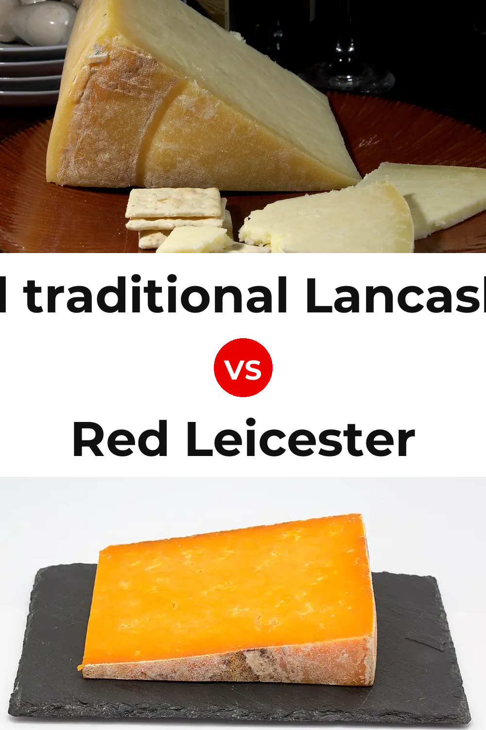 Beacon Fell traditional Lancashire cheese vs Red Leicester Cheese Pinterest comparison