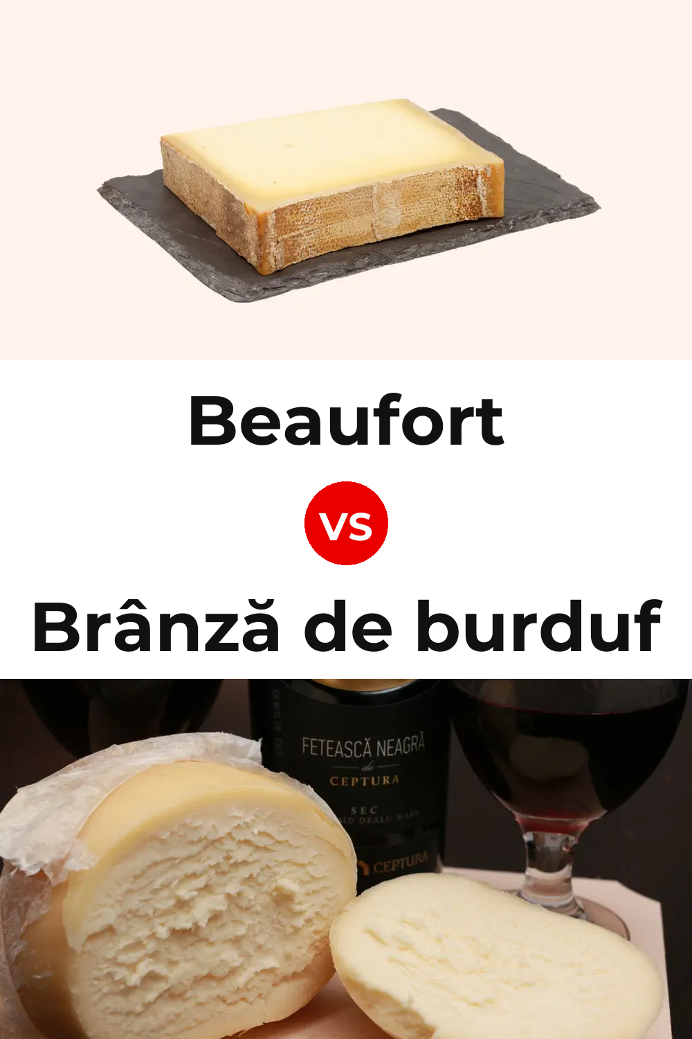 Beaufort Cheese vs Brânză de burduf Cheese Pinterest comparison