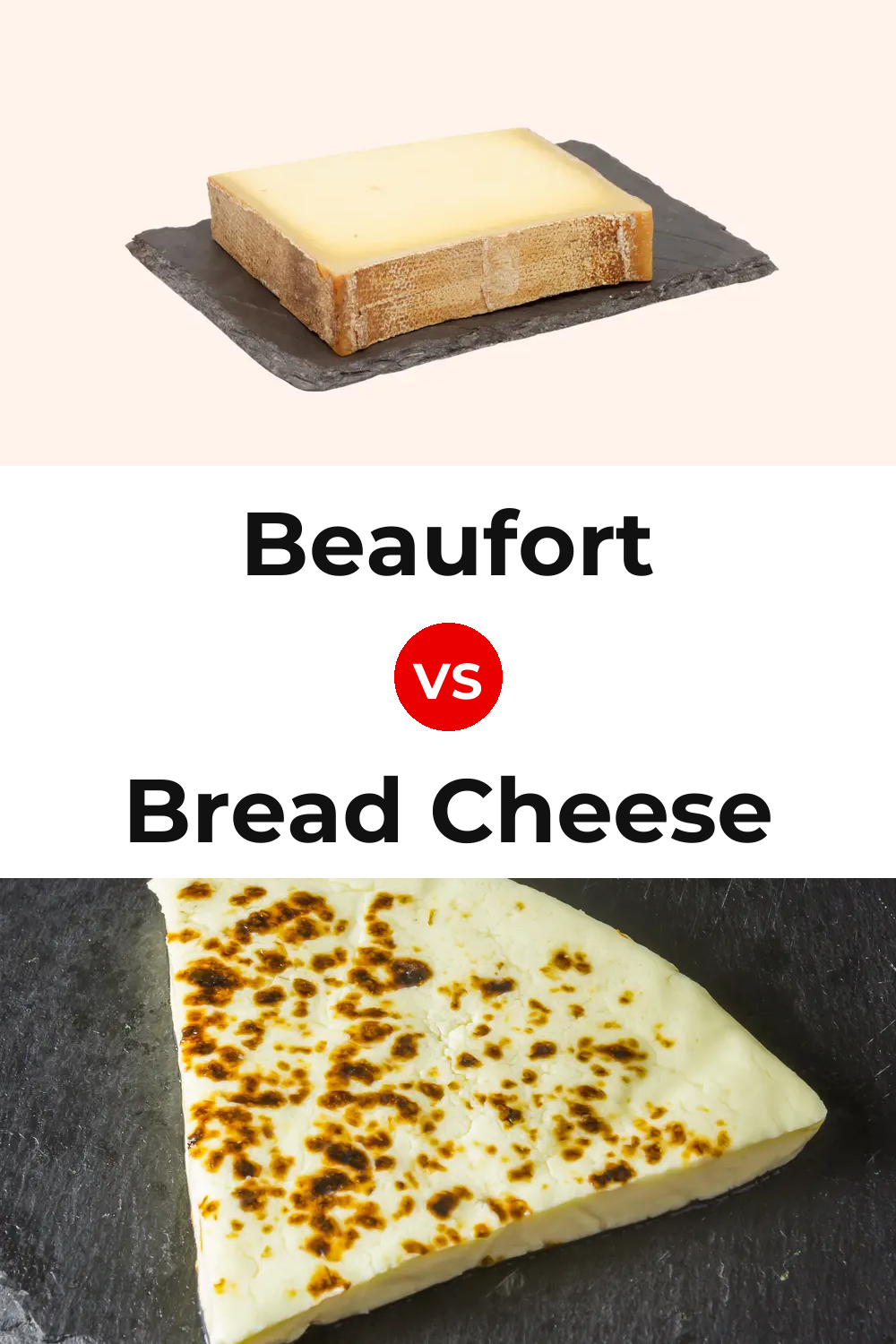 Beaufort Cheese vs Bread Cheese Pinterest comparison