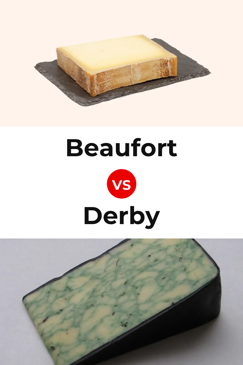 Beaufort Cheese vs Derby Cheese Pinterest comparison