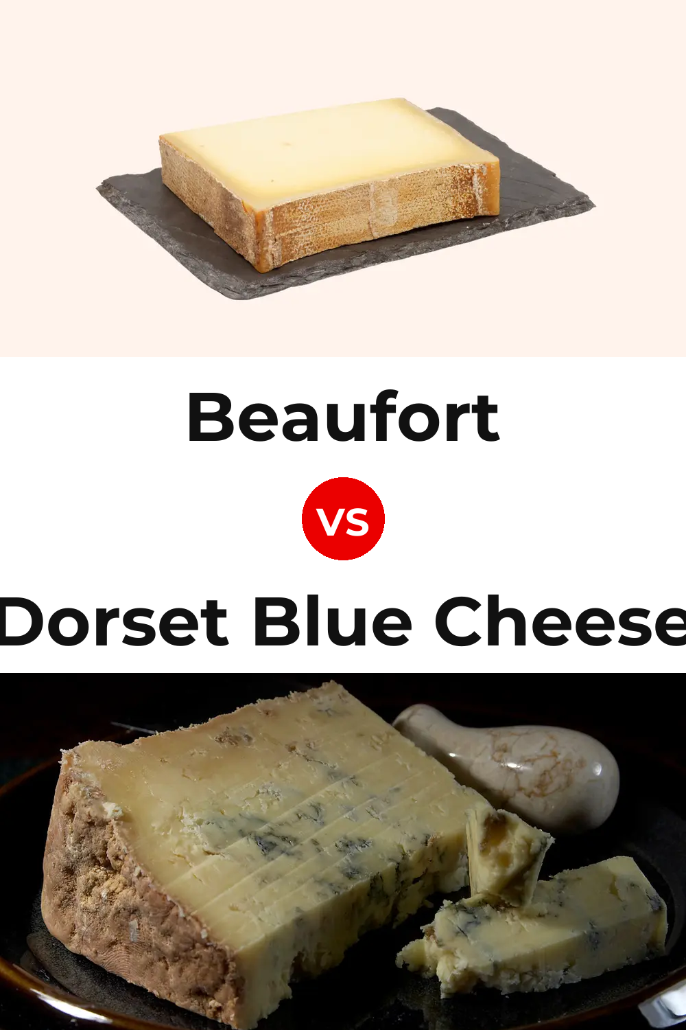 Beaufort Cheese vs Dorset Blue Cheese Pinterest comparison