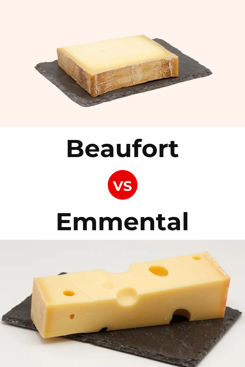 Beaufort Cheese vs Emmental Cheese Pinterest comparison