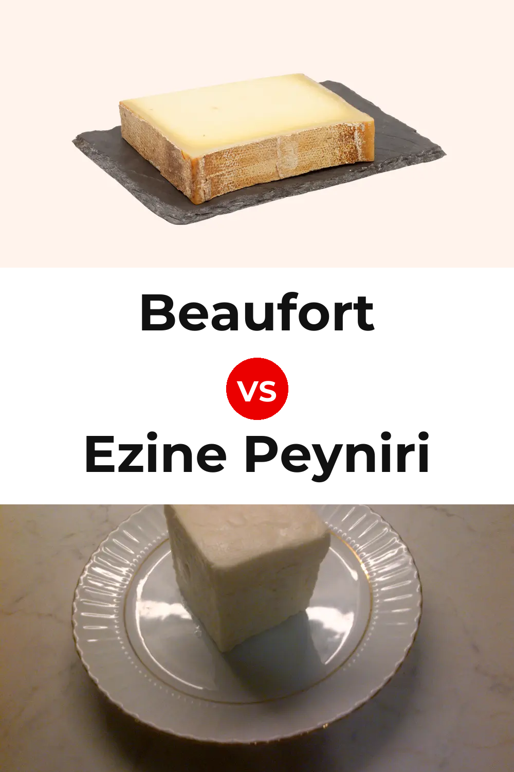 Beaufort Cheese vs Ezine Peyniri Cheese Pinterest comparison