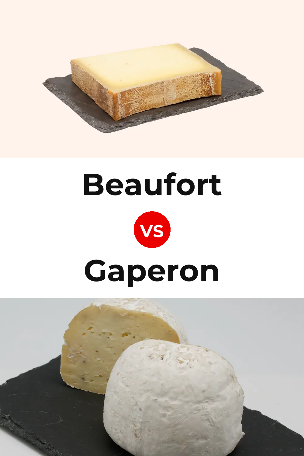 Beaufort Cheese vs Gaperon Cheese Pinterest comparison
