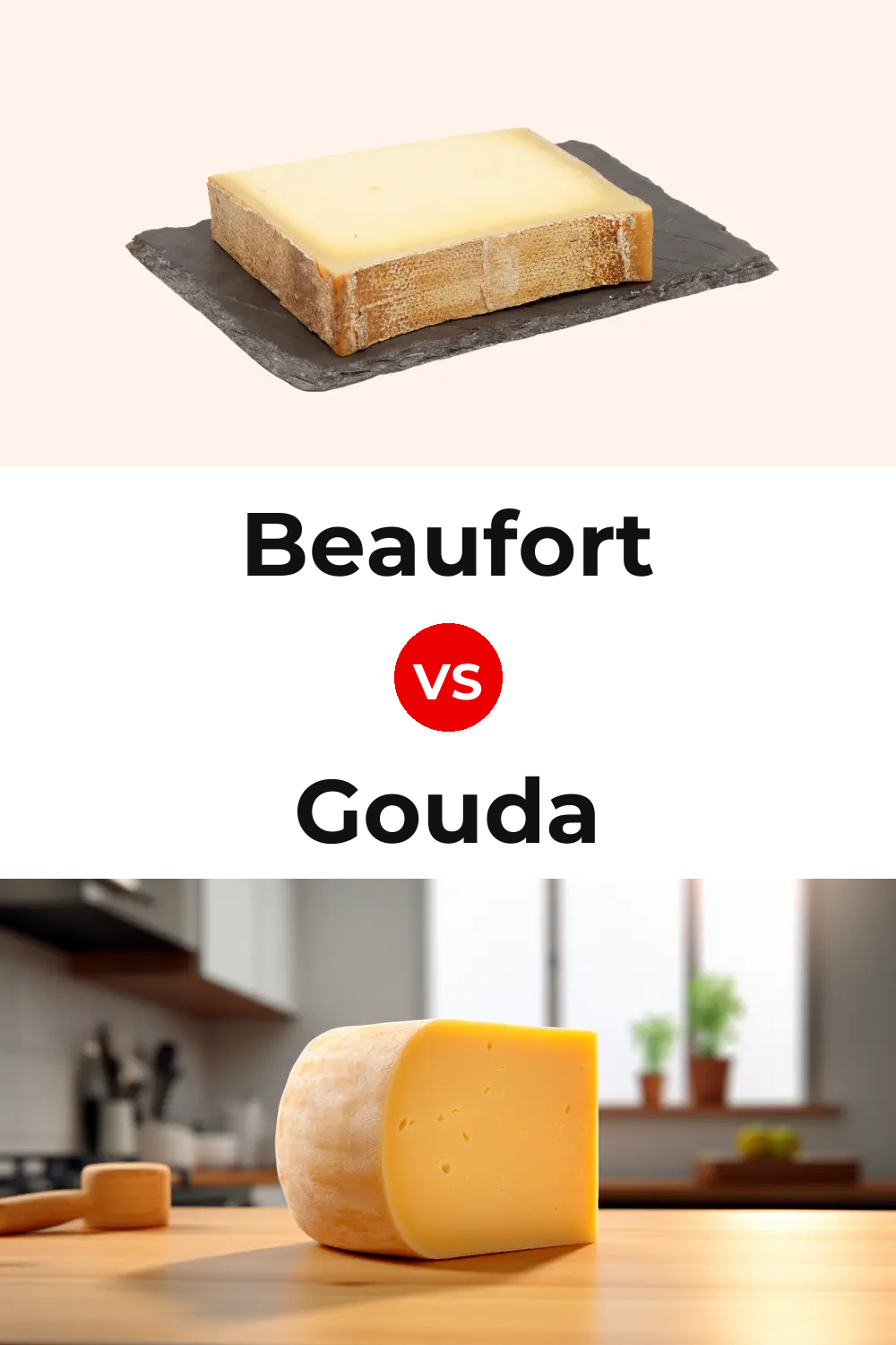 Beaufort Cheese vs Gouda Cheese Pinterest comparison