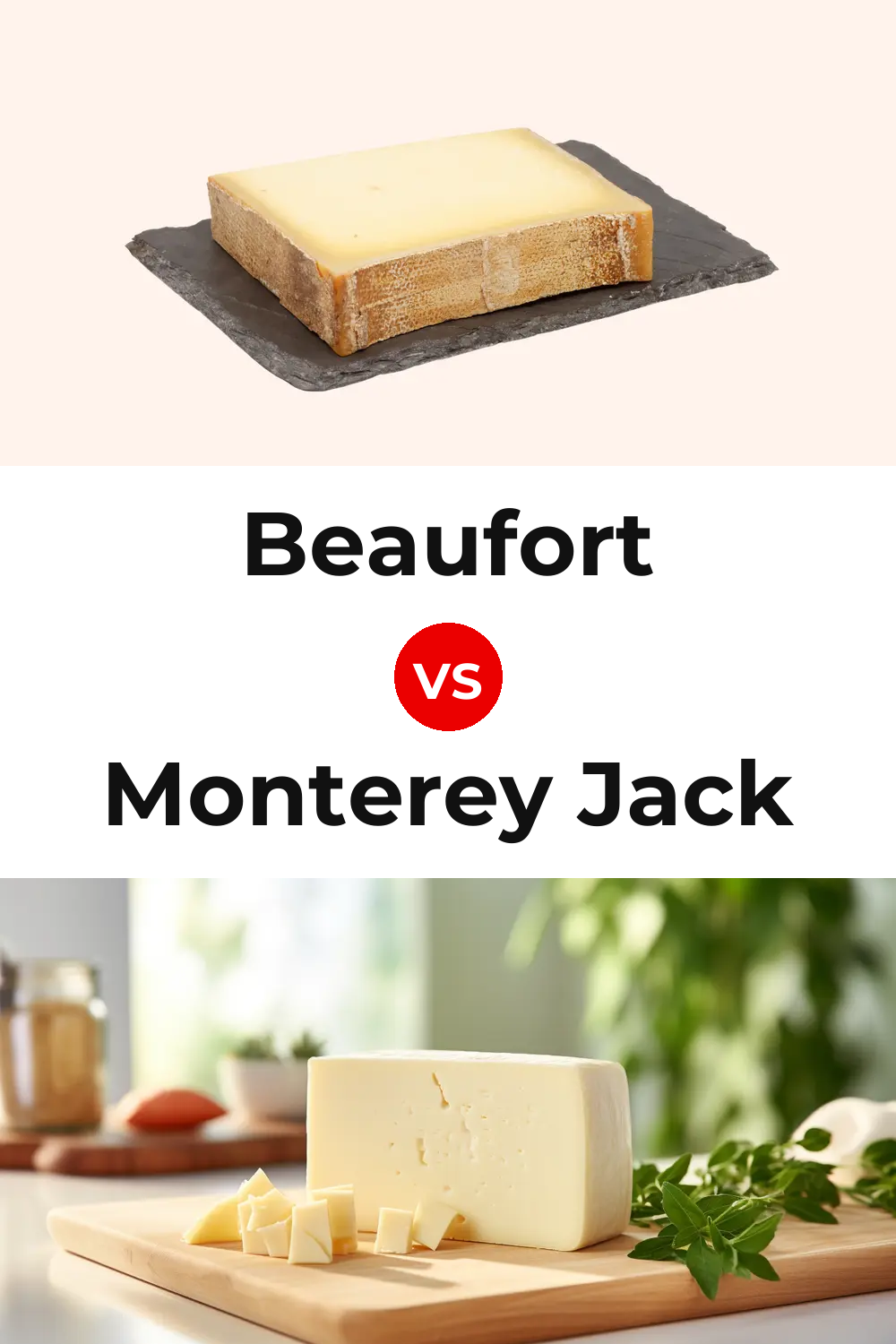 Beaufort Cheese vs Monterey Jack Cheese Pinterest comparison