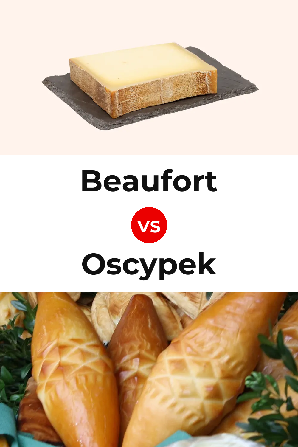 Beaufort Cheese vs Oscypek Cheese Pinterest comparison