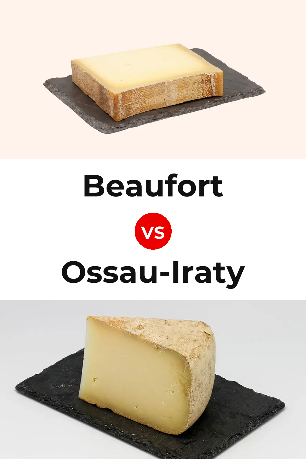 Beaufort Cheese vs Ossau-Iraty Cheese Pinterest comparison