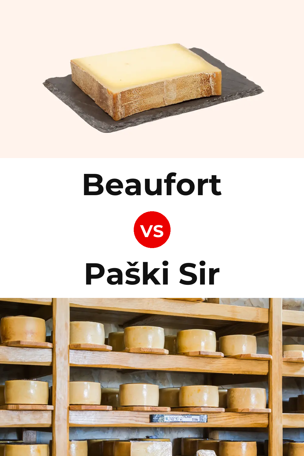 Beaufort Cheese vs Paški Sir Cheese Pinterest comparison