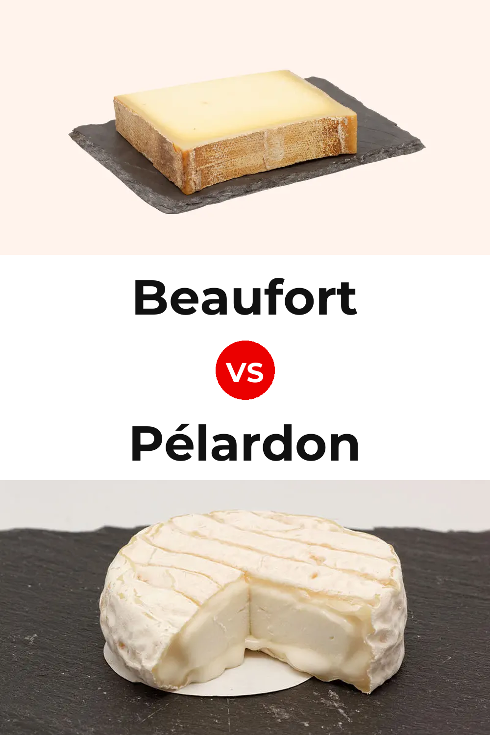 Beaufort Cheese vs Pélardon Cheese Pinterest comparison