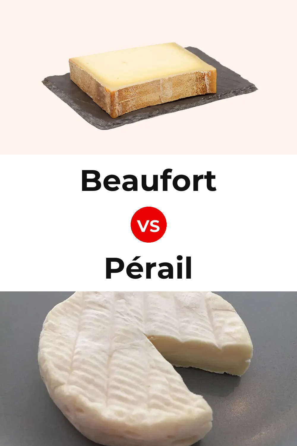 Beaufort Cheese vs Pérail Cheese Pinterest comparison