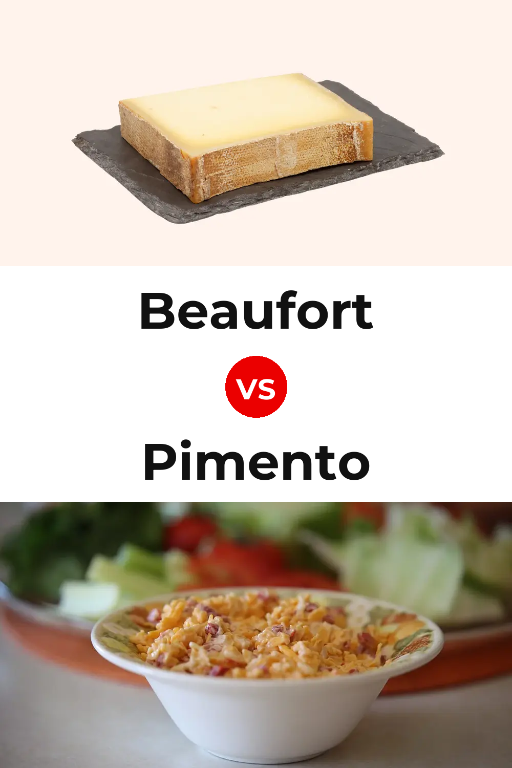 Beaufort Cheese vs Pimento Cheese Pinterest comparison
