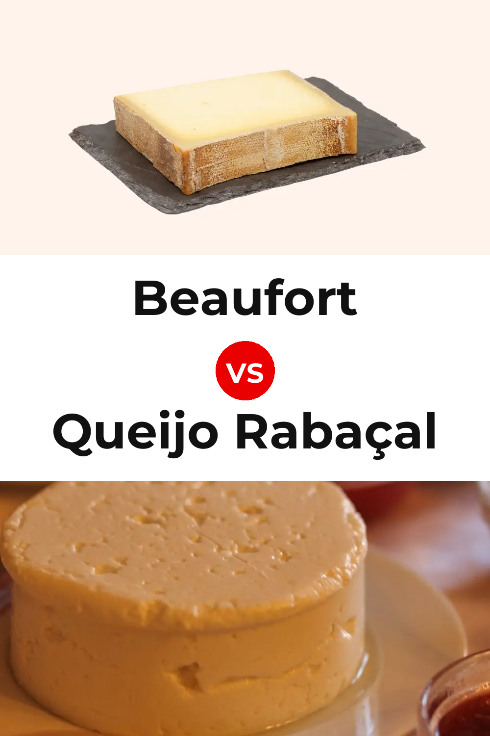 Beaufort Cheese vs Queijo Rabaçal Pinterest comparison