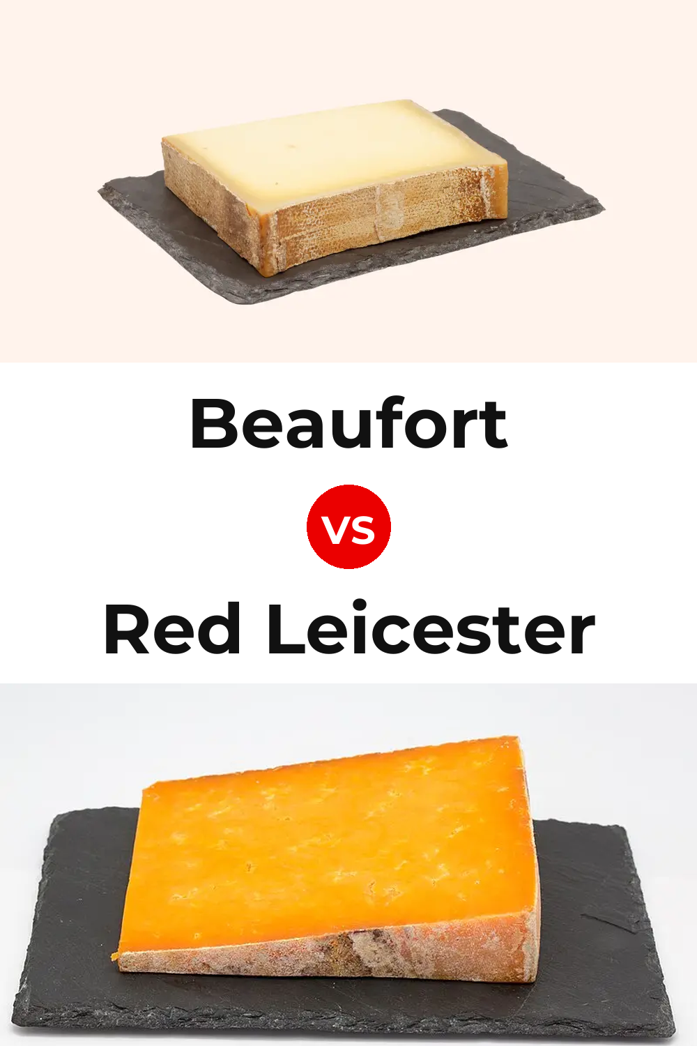Beaufort Cheese vs Red Leicester Cheese Pinterest comparison