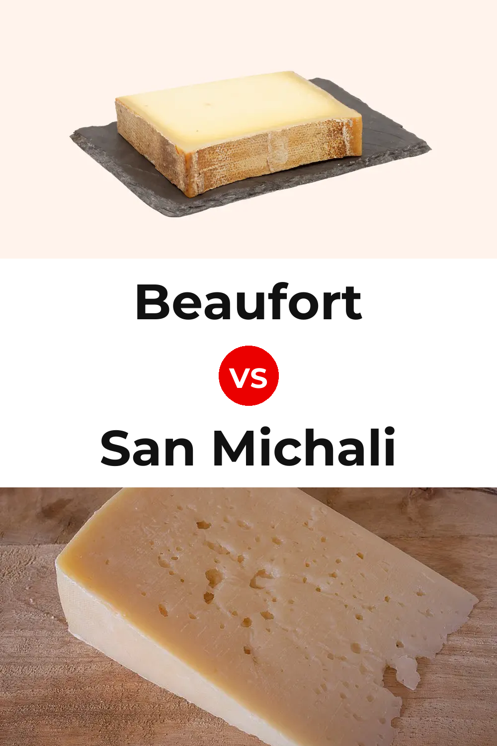 Beaufort Cheese vs San Michali Cheese Pinterest comparison