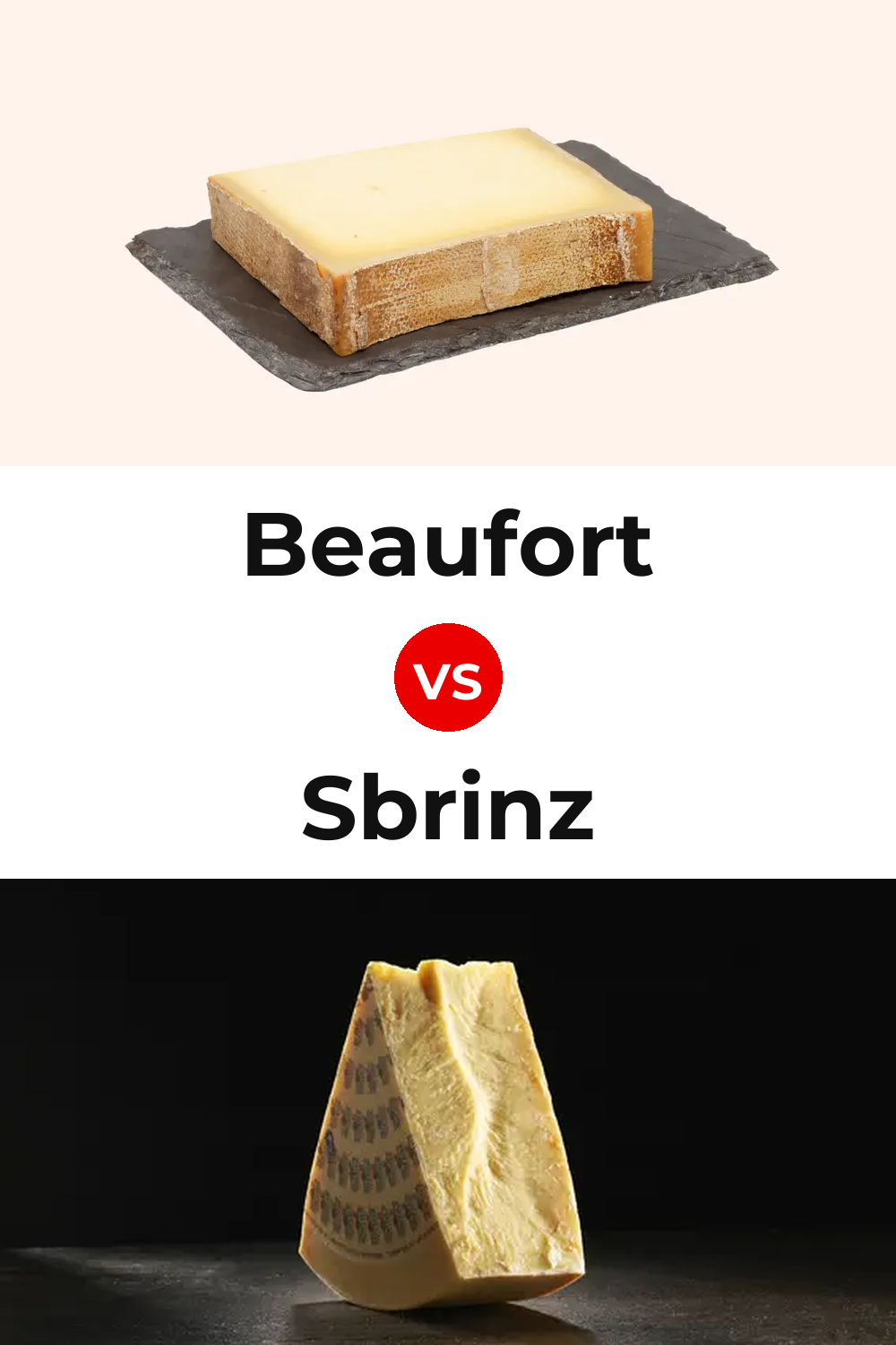 Beaufort Cheese vs Sbrinz Cheese Pinterest comparison