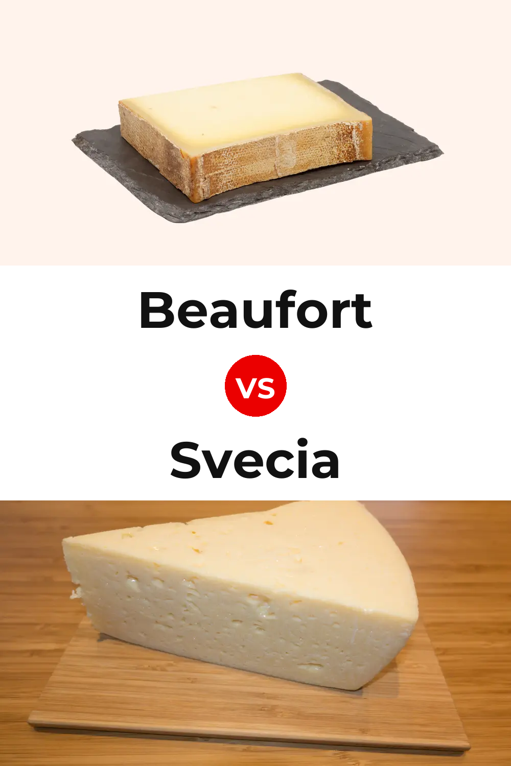 Beaufort Cheese vs Svecia Cheese Pinterest comparison