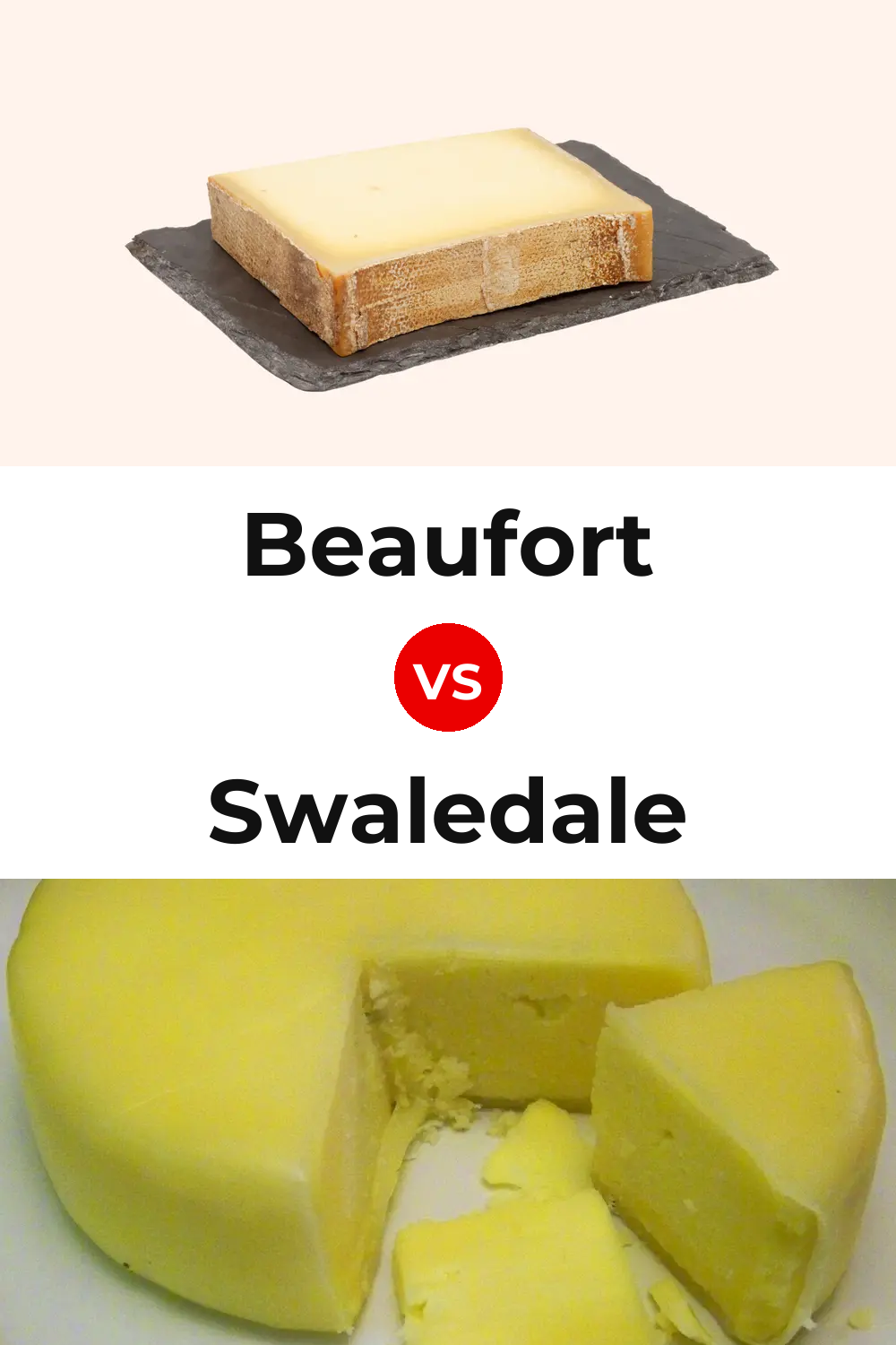 Beaufort Cheese vs Swaledale Cheese Pinterest comparison