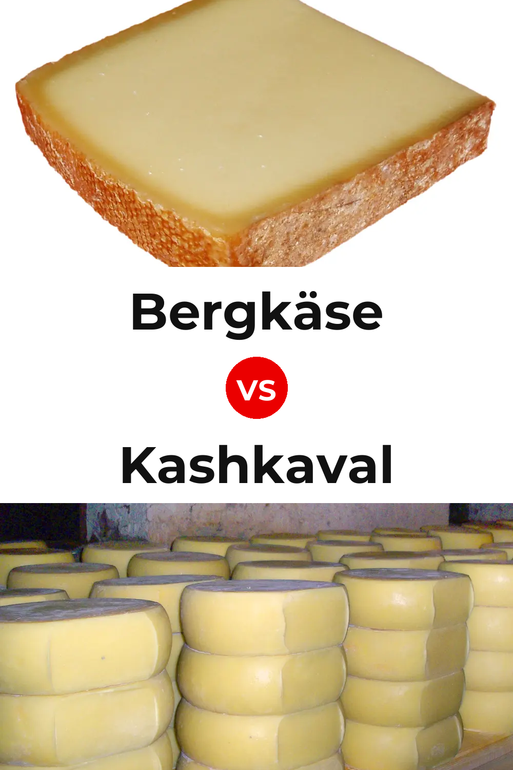 Bergkäse Cheese vs Kashkaval Cheese Pinterest comparison
