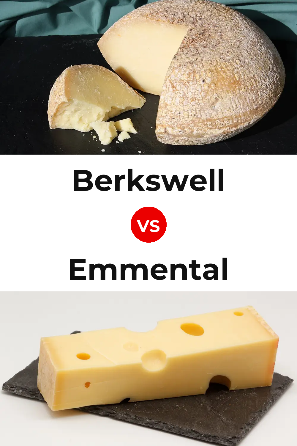 Berkswell Cheese vs Emmental Cheese Pinterest comparison