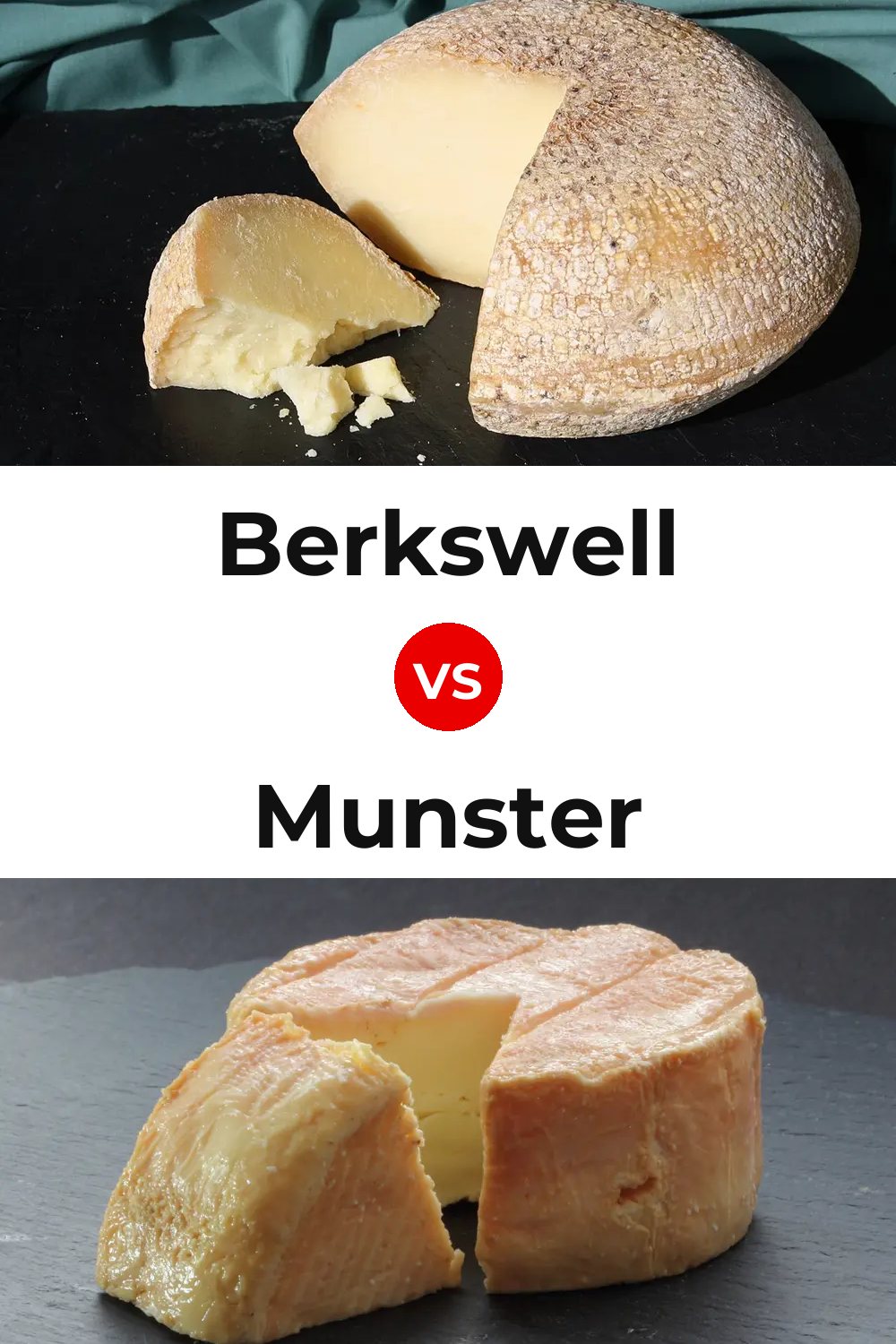 Berkswell Cheese vs Munster Cheese Pinterest comparison