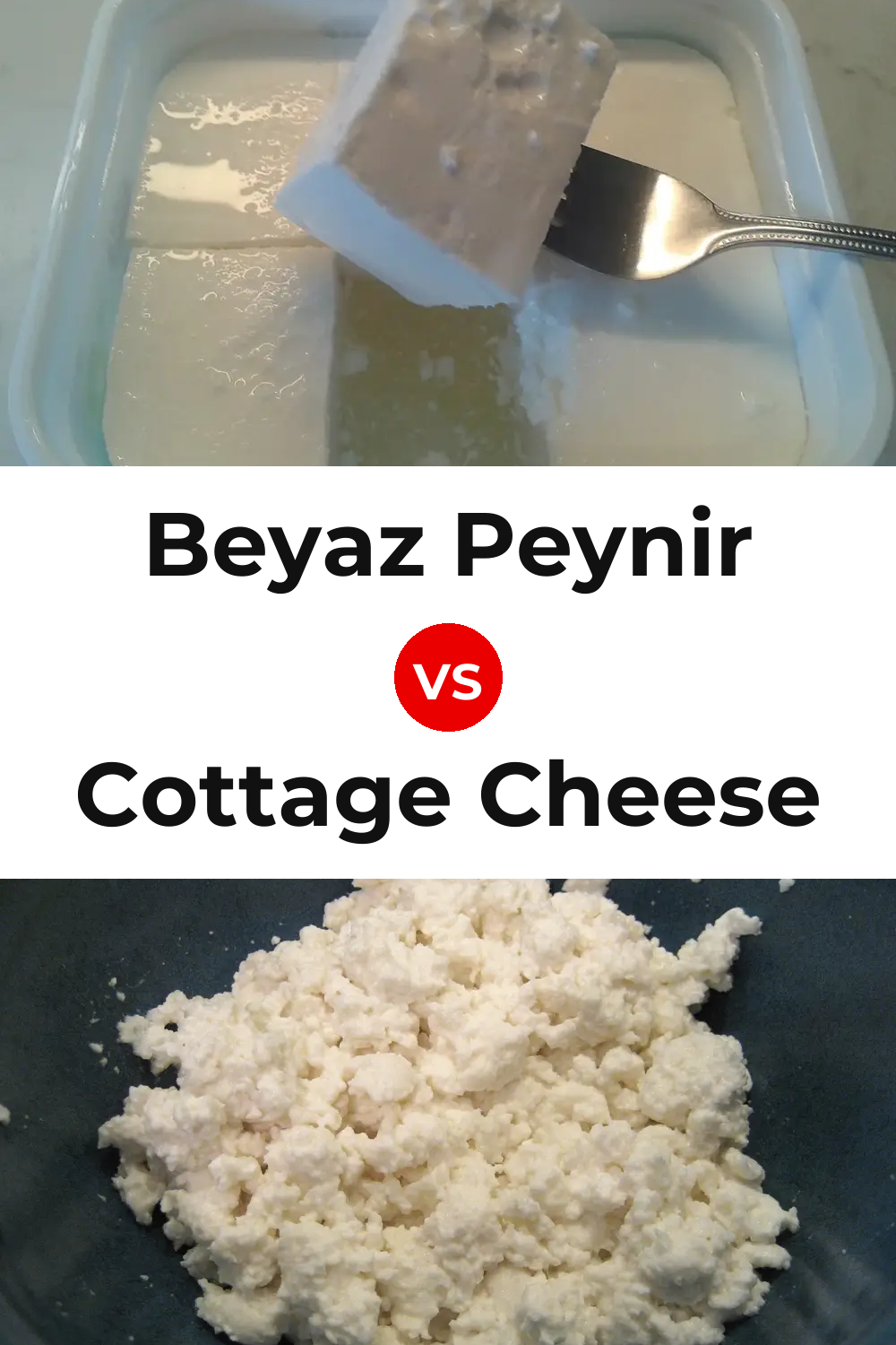 Beyaz Peynir Cheese vs Cottage Cheese Pinterest comparison