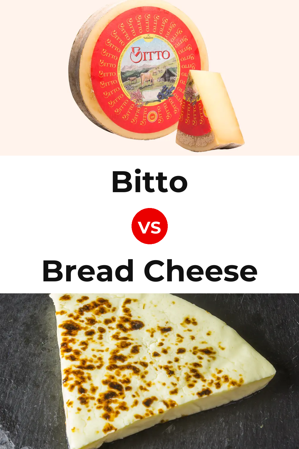 Bitto Cheese vs Bread Cheese Pinterest comparison