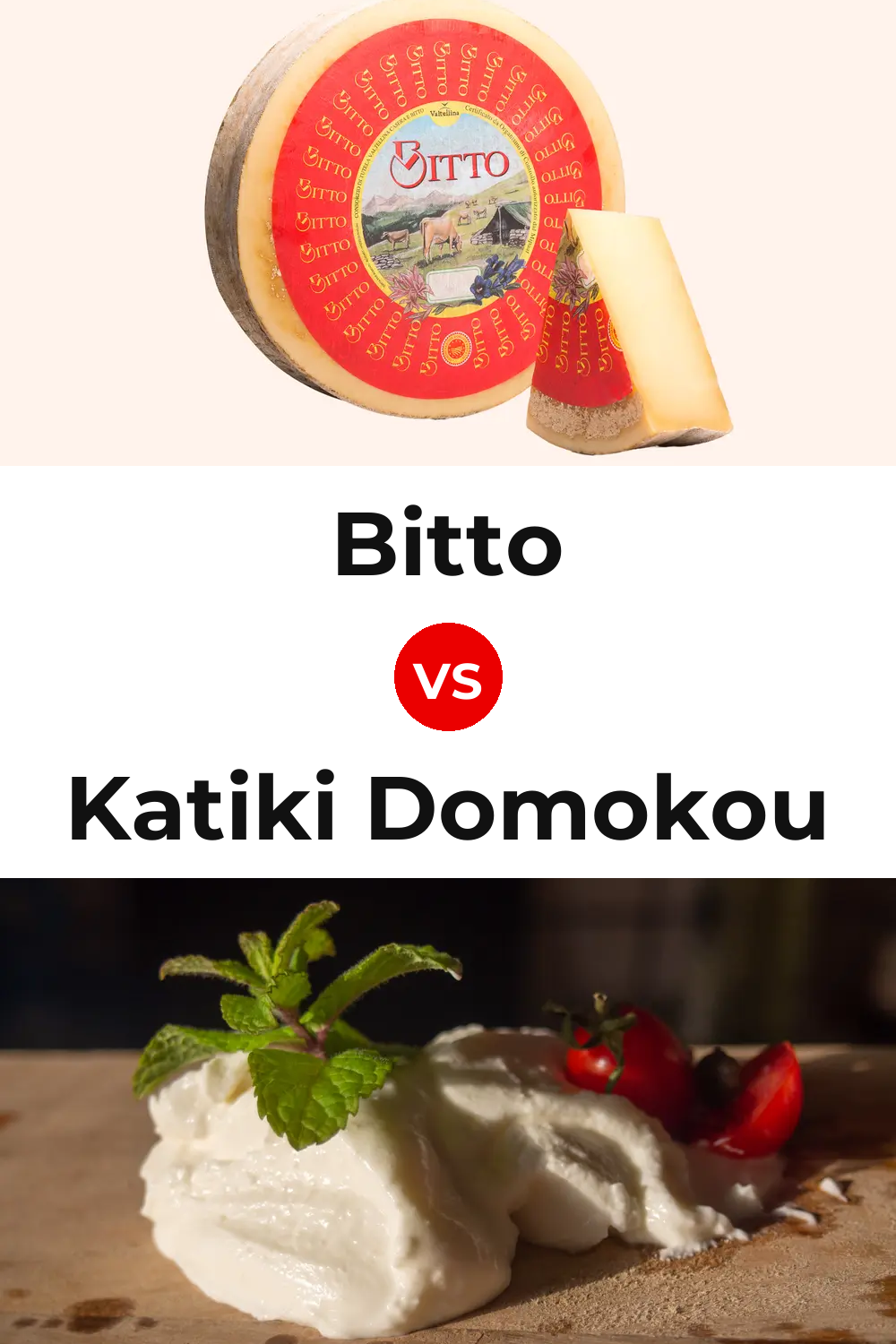 Bitto Cheese vs Katiki Domokou Cheese Pinterest comparison